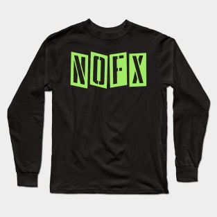 Glow green nofx Long Sleeve T-Shirt